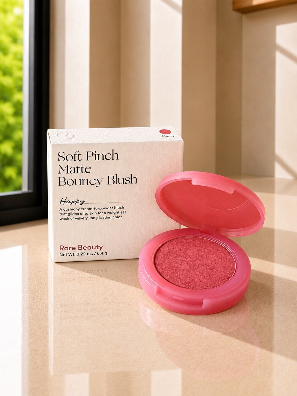 $27 Rare Beauty Soft Pinch Matte Bouncy Blush Happy Pink 6.4g